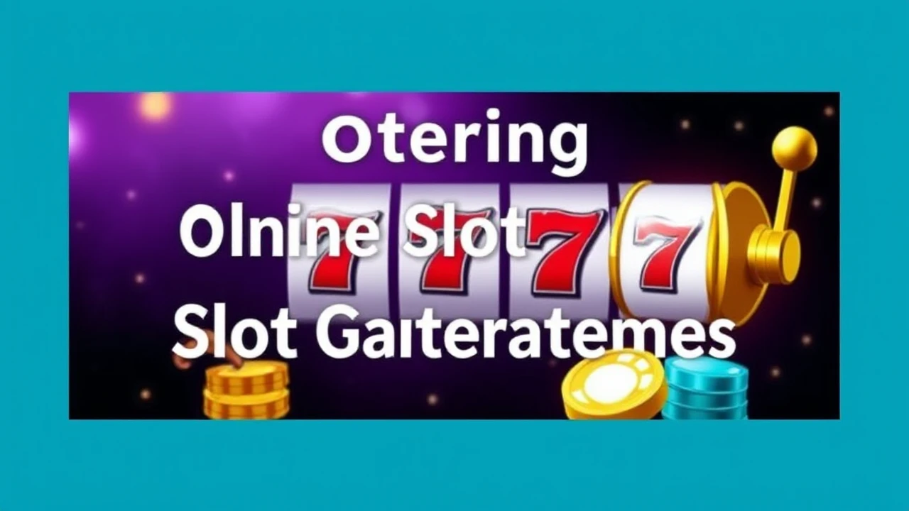 Mastering Online Casino Slot Game Strategies
